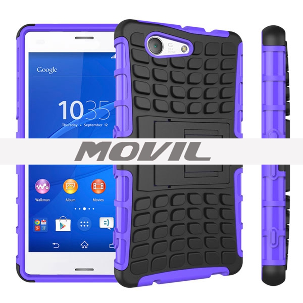 NP-1905 2 en 1 funda para  Sony Z3mini con soporte-7